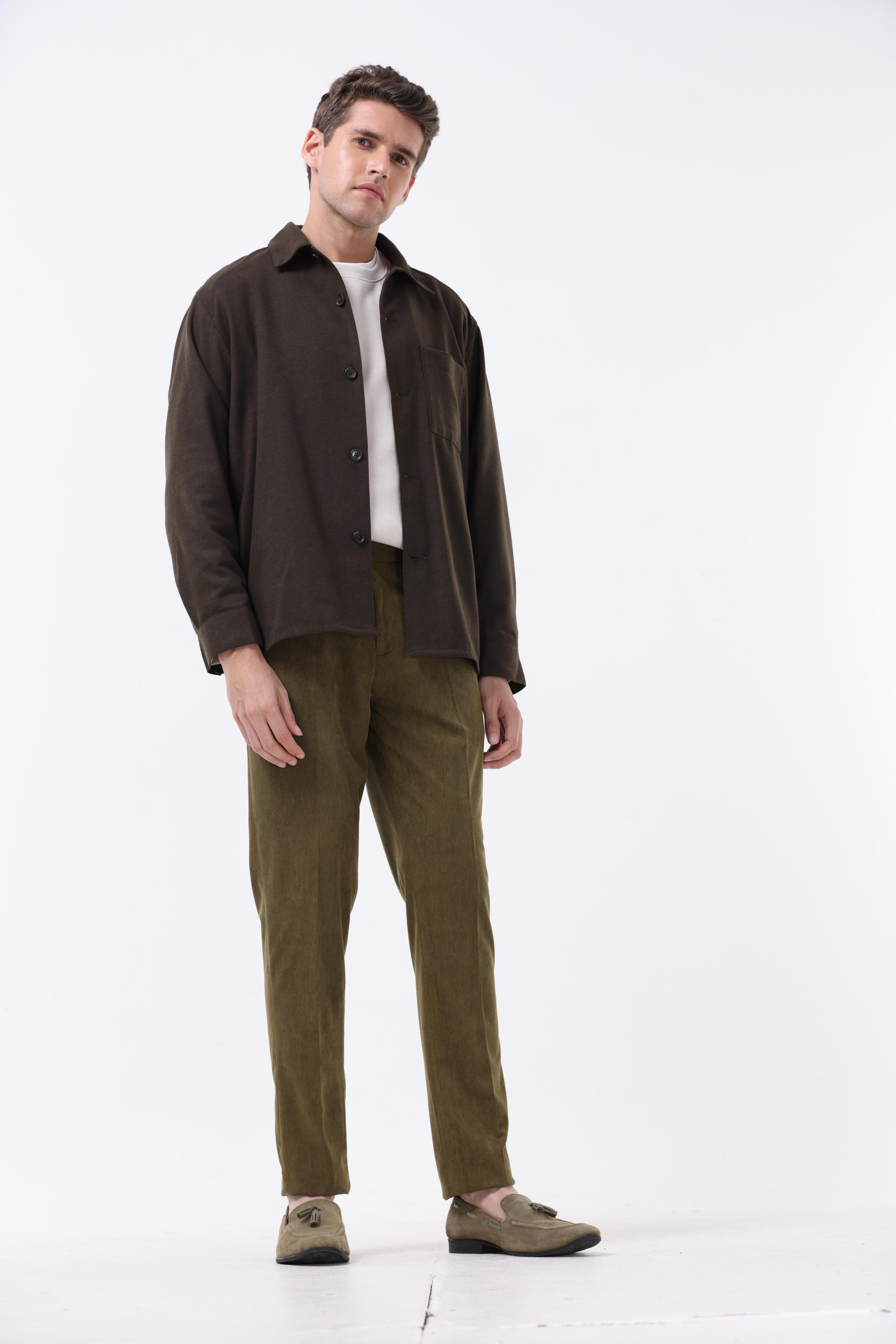 STATEMENT CORDUROY TROUSERS