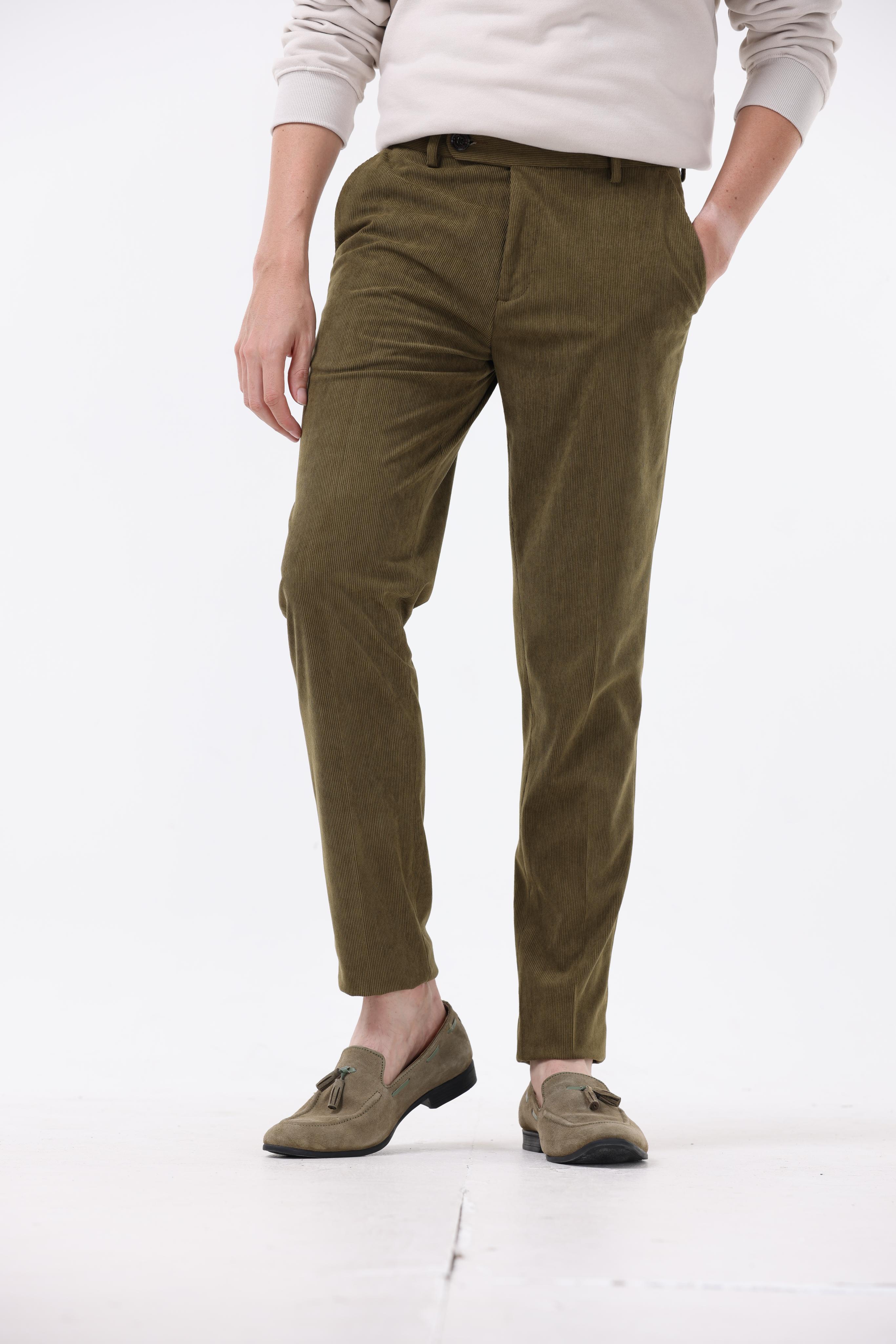 STATEMENT CORDUROY TROUSERS