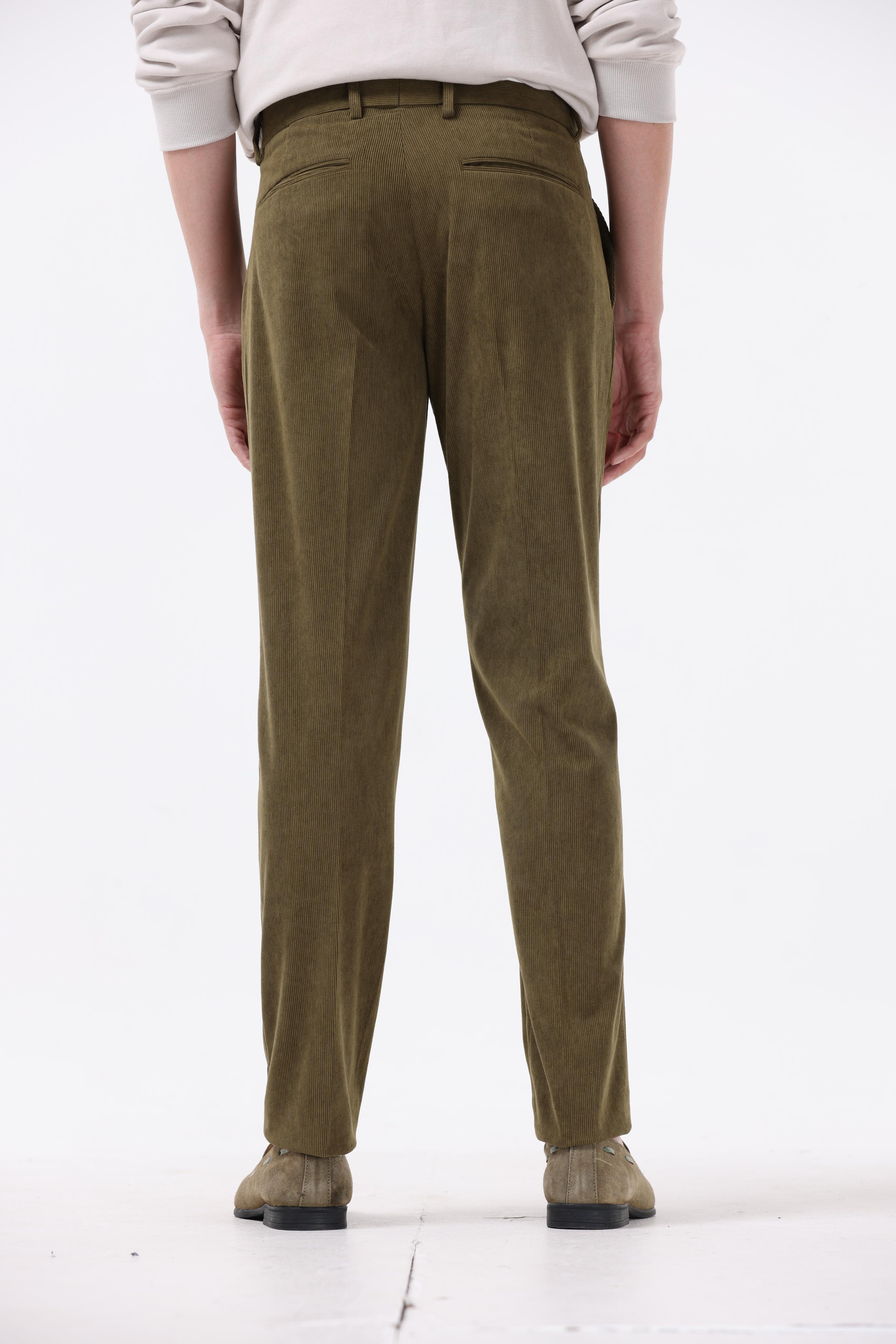 STATEMENT CORDUROY TROUSERS