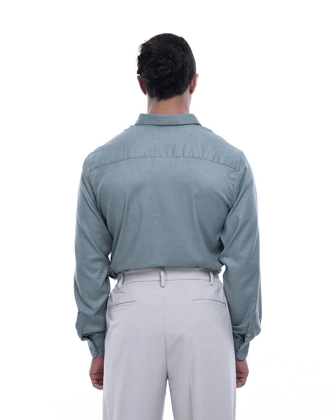 Royal Oxford Stretch Shirt In Green