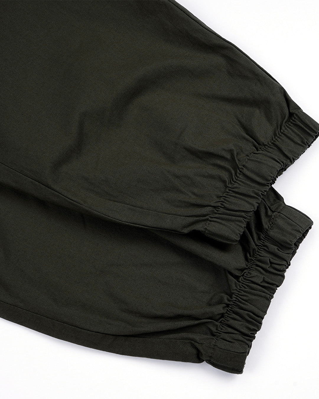 Relaxed Light Cotton Joggers In Green