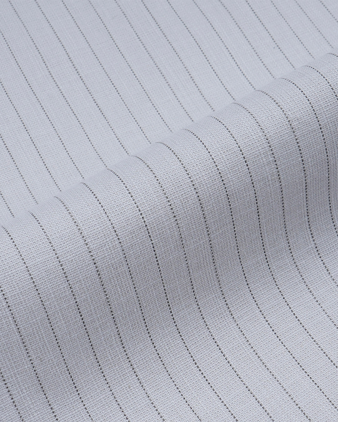 Relaxed Striped Cotton Pant In Grey