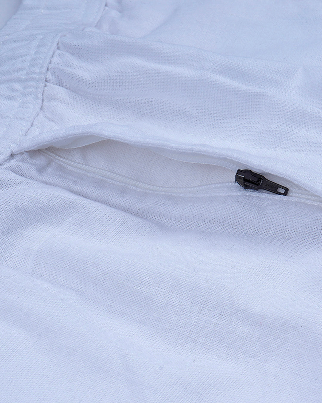 Raw Slub Relaxed Flexiwaist Pants In White