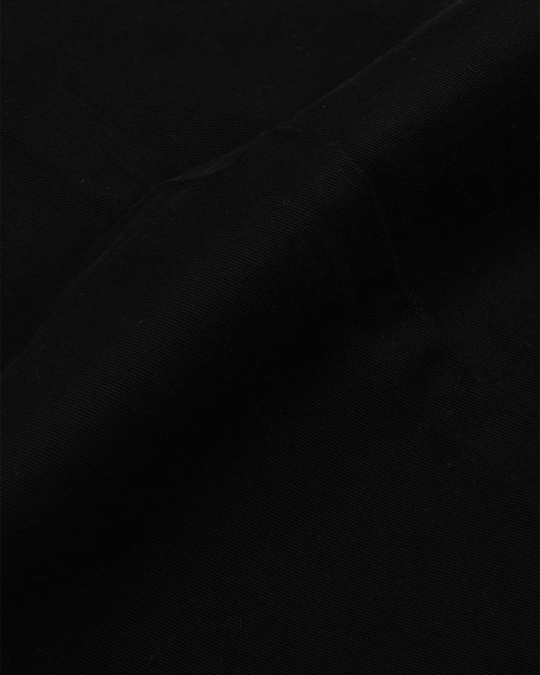 Finest Twill Relaxed Cargo Pants In Black