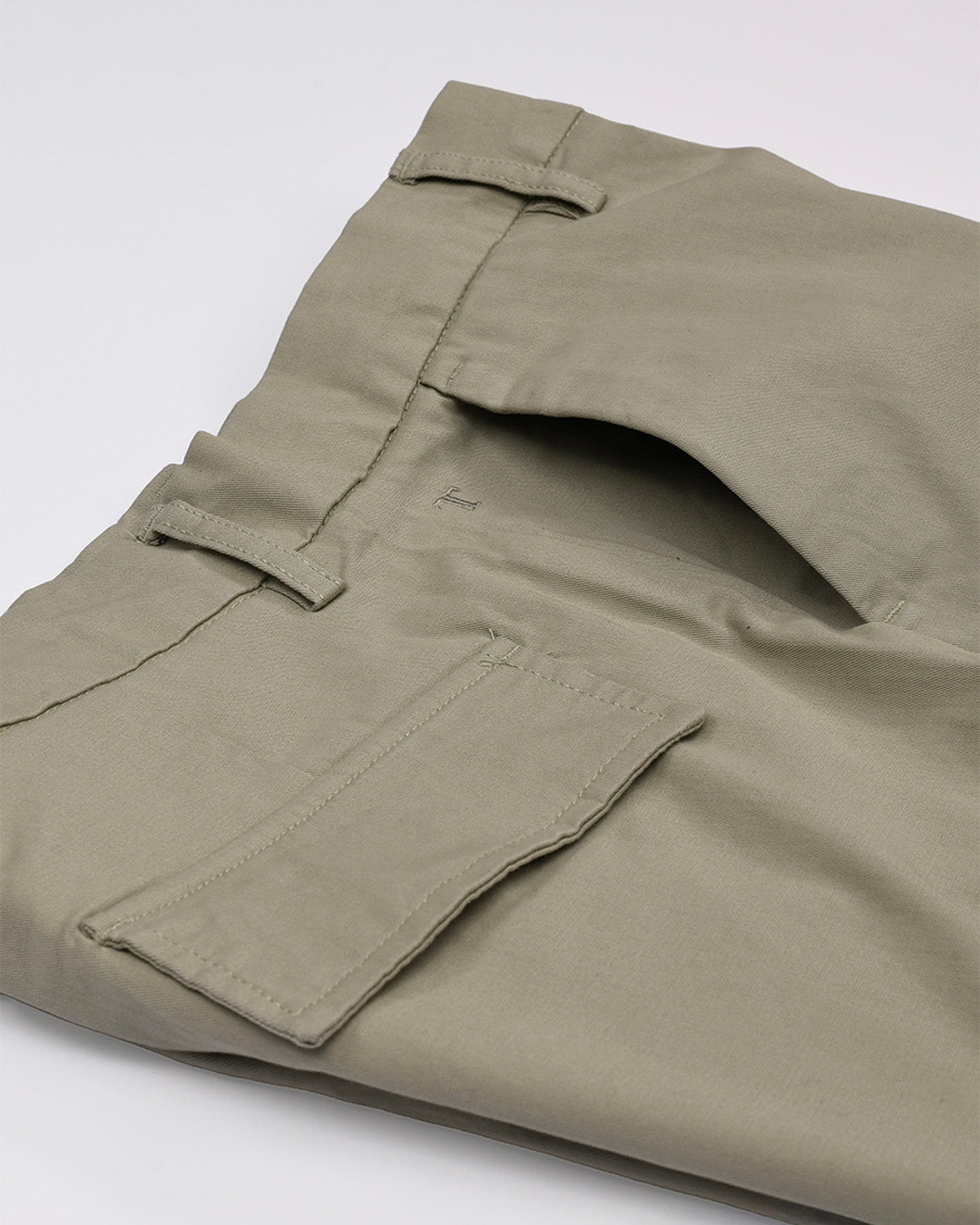 Finest Twill Relaxed Cargo Pants In Pistachio