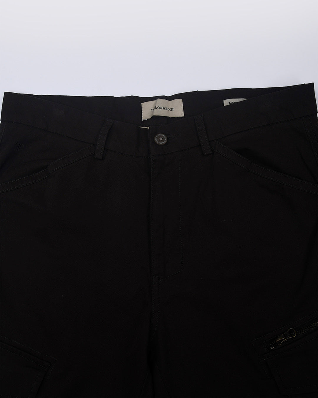 Utility Zip Tailored Cargo Pants In Coffee