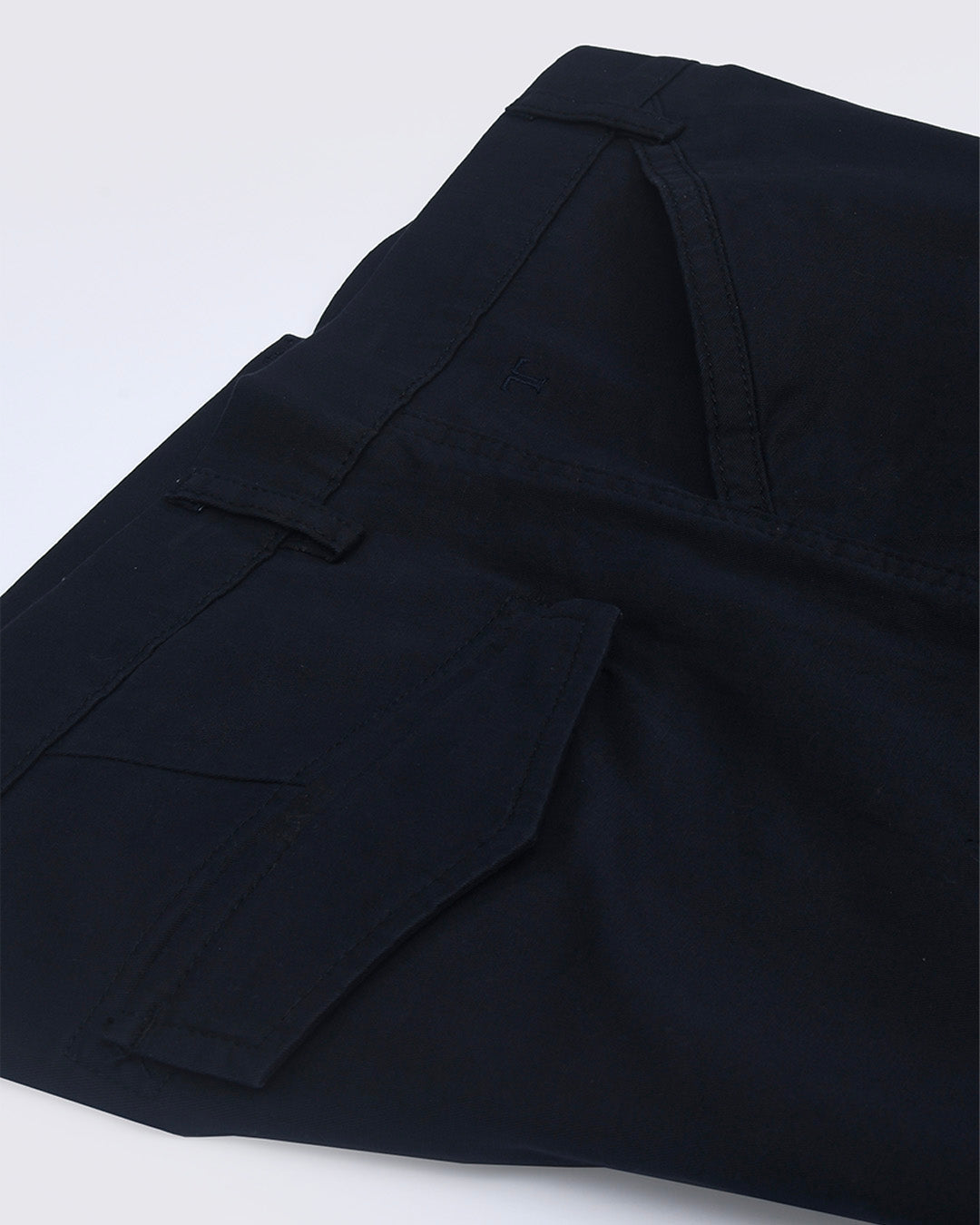Utility Zip Tailored Cargo Pants In Navy