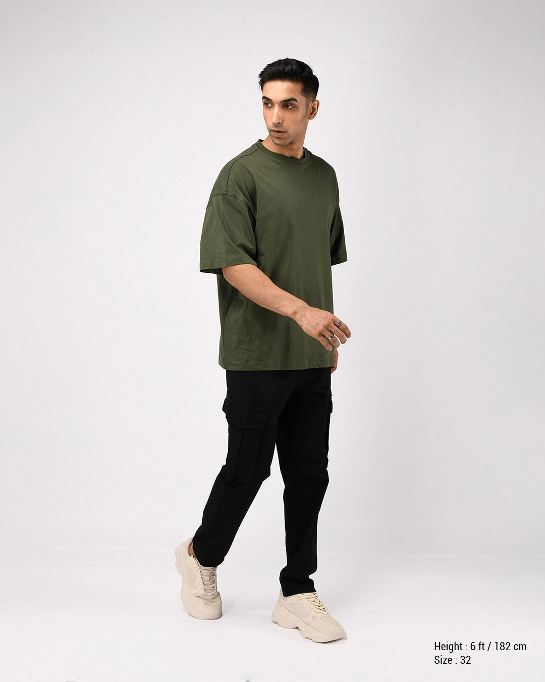 Utility Zip Tailored Cargo Pants In Black