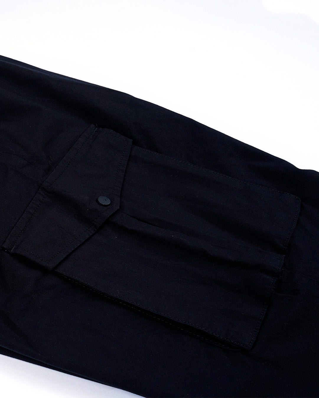 Relaxed Light Cotton Joggers In Black