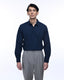 Easy Iron Office Stretch Shirt In Blue
