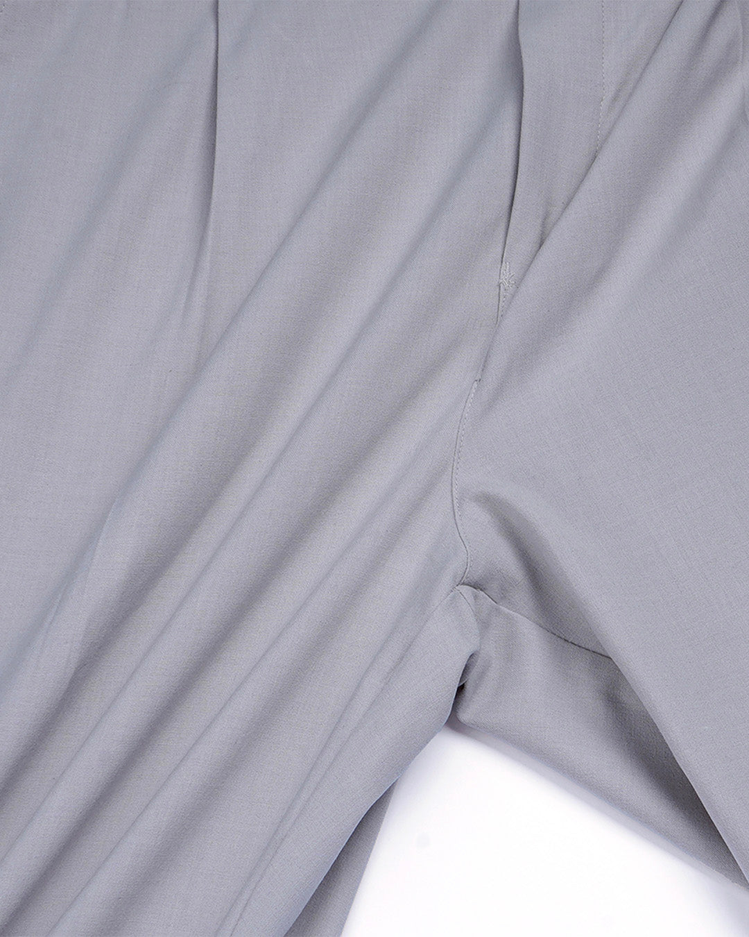 Soft Iron Flexi Relaxed Trouser In Cream