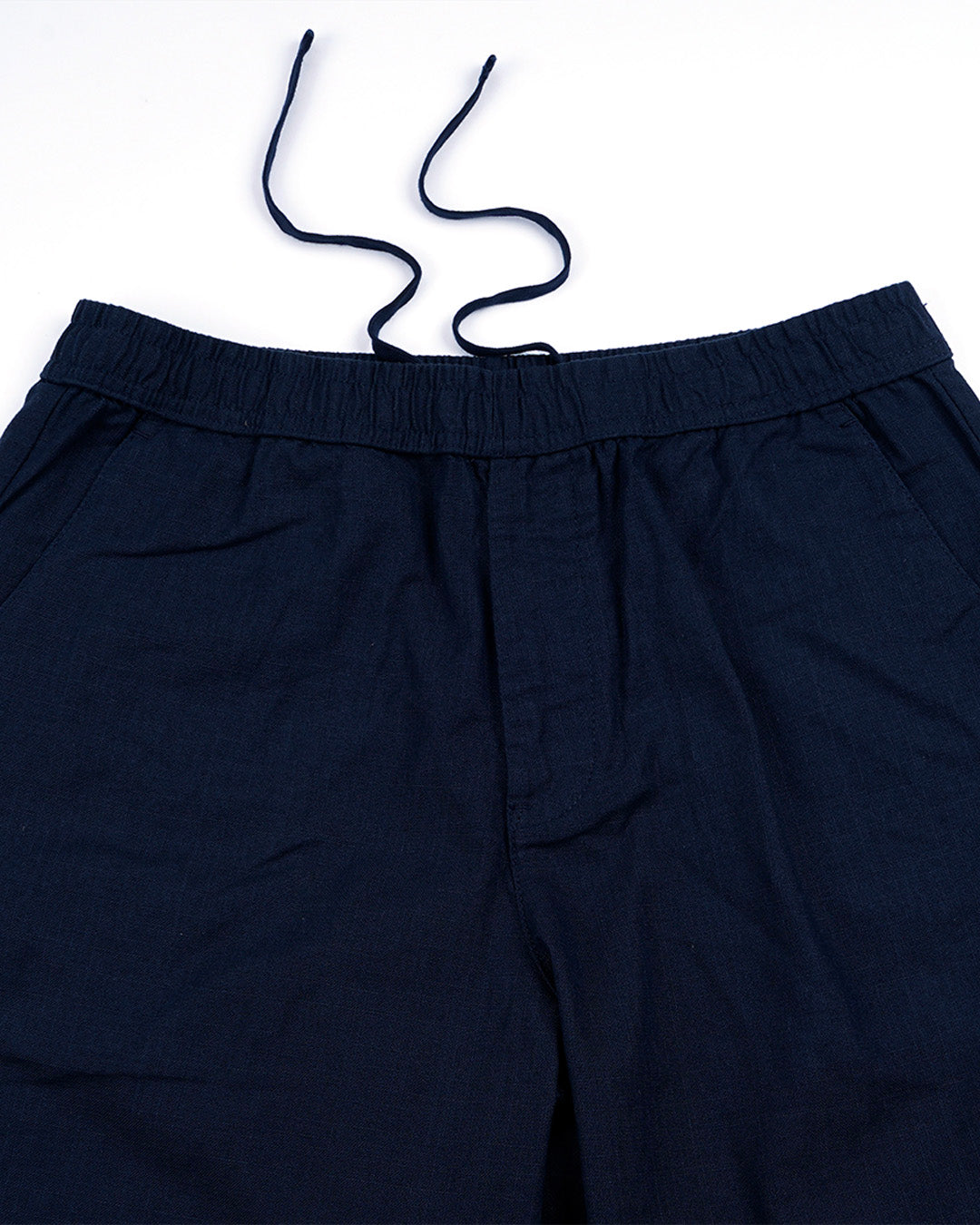 Raw Slub Relaxed Flexiwaist Pants In Navy