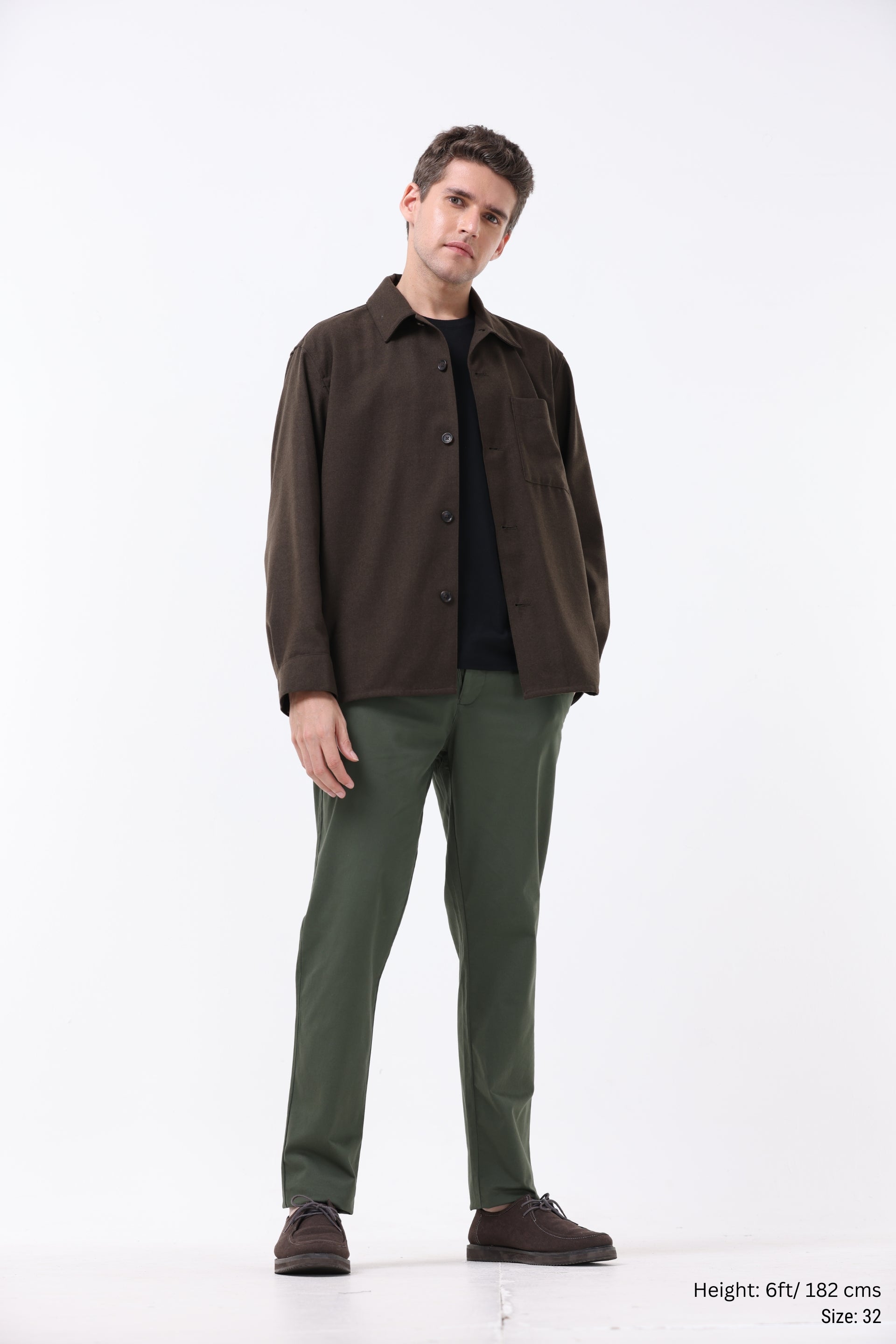 BROKEN SIGNATURE CHINOS IN PINE OLIVE