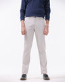 Soft Cotton Chinos In Ecru