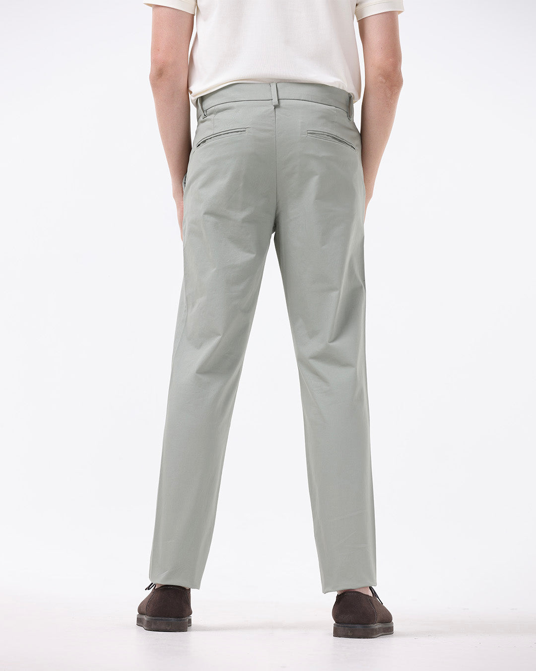 Soft Cotton Chinos In Pista