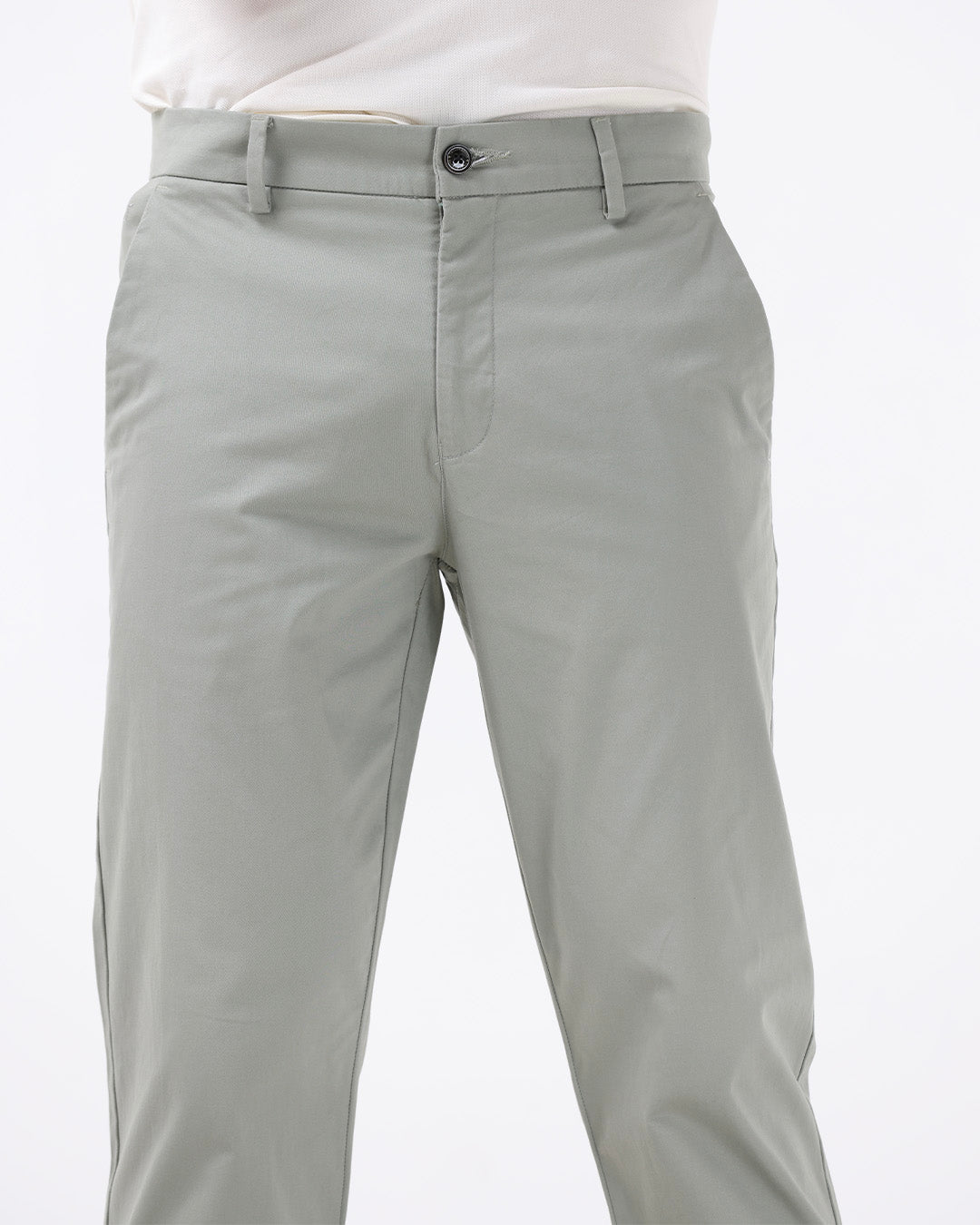Soft Cotton Chinos In Pista