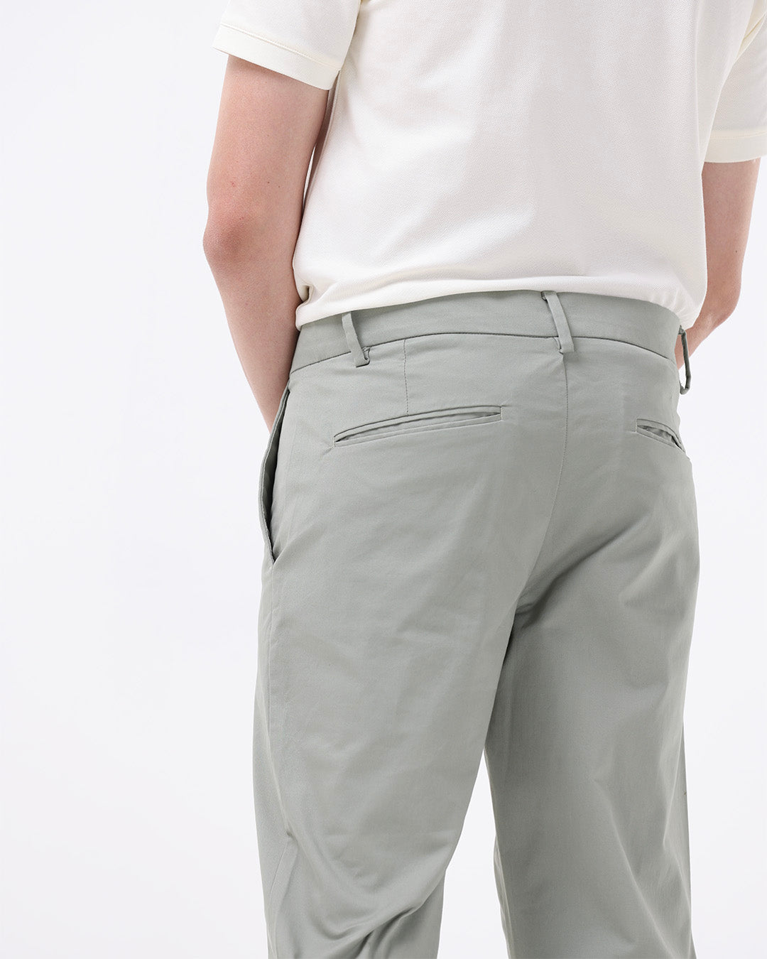 Soft Cotton Chinos In Pista