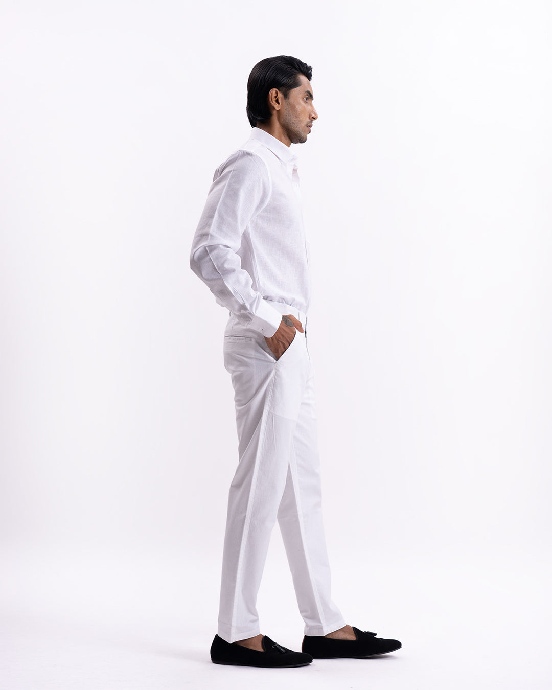 Holiday Tailored Chinos In White