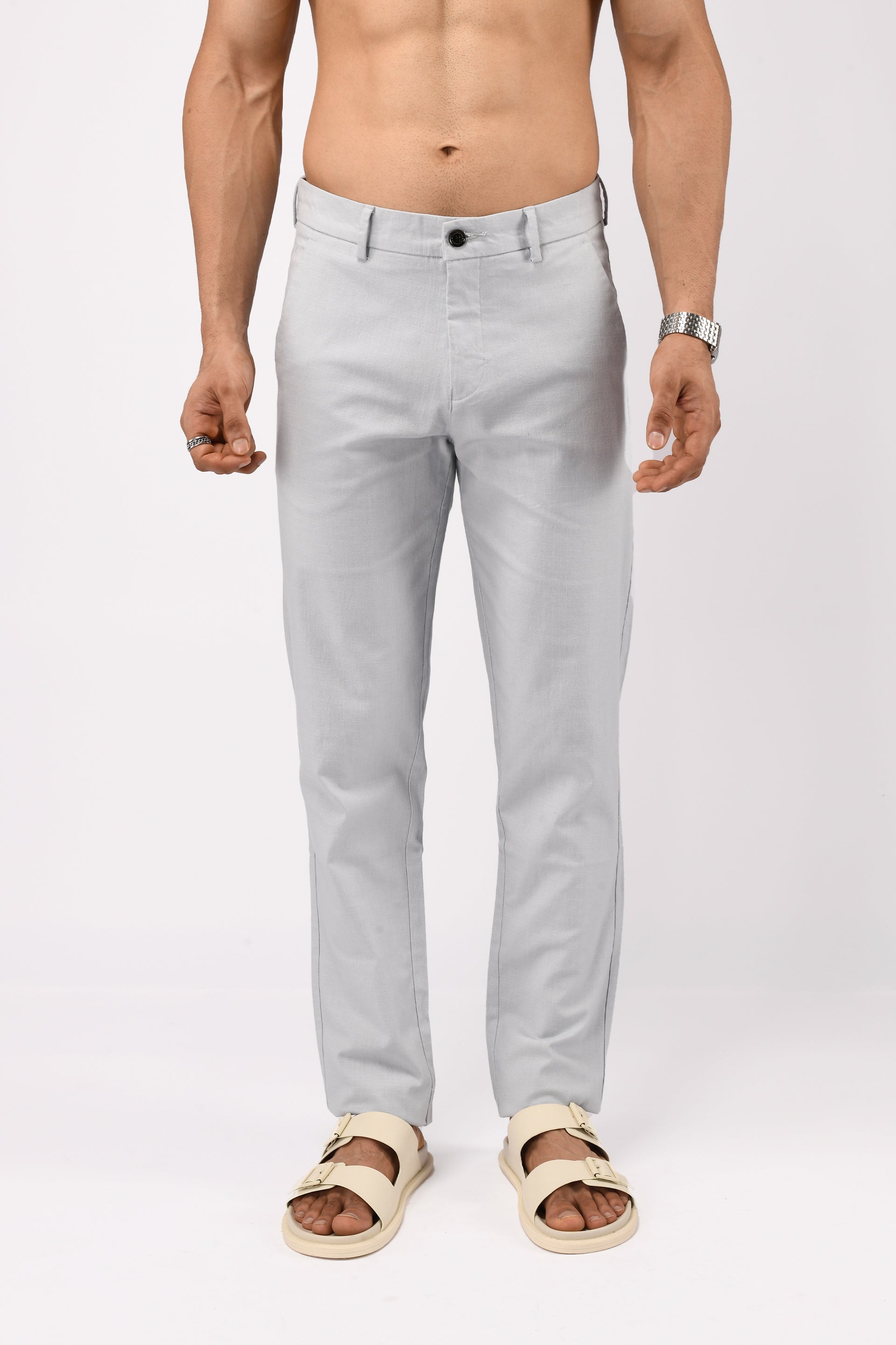 TIMELESS COTTON CHINOS- LINEN FEELS