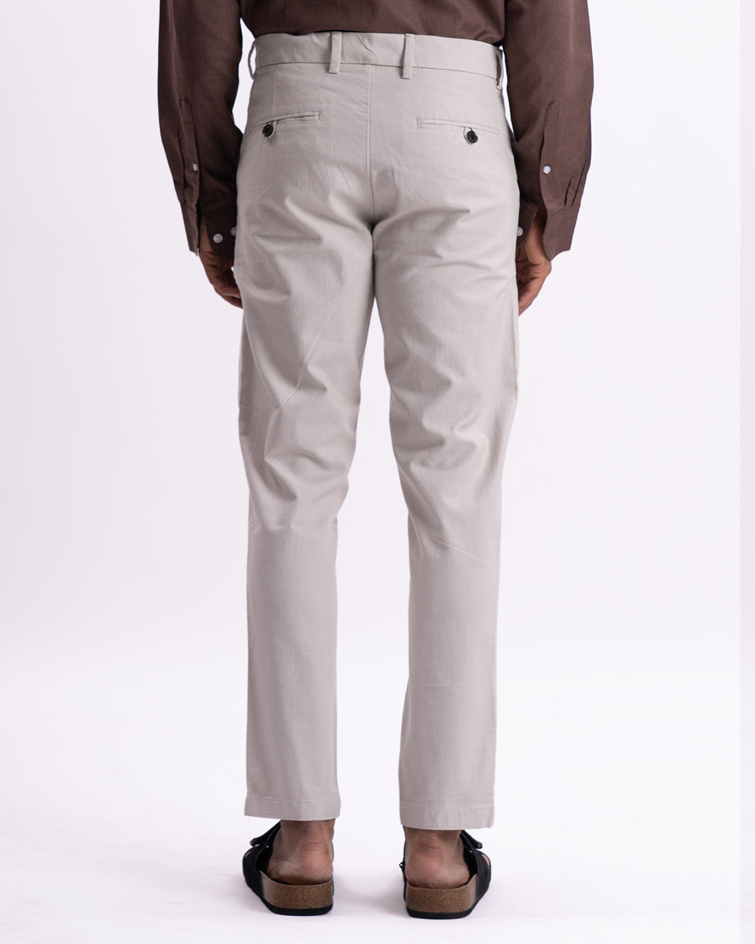 Holiday Tailored Chinos In Light Grey