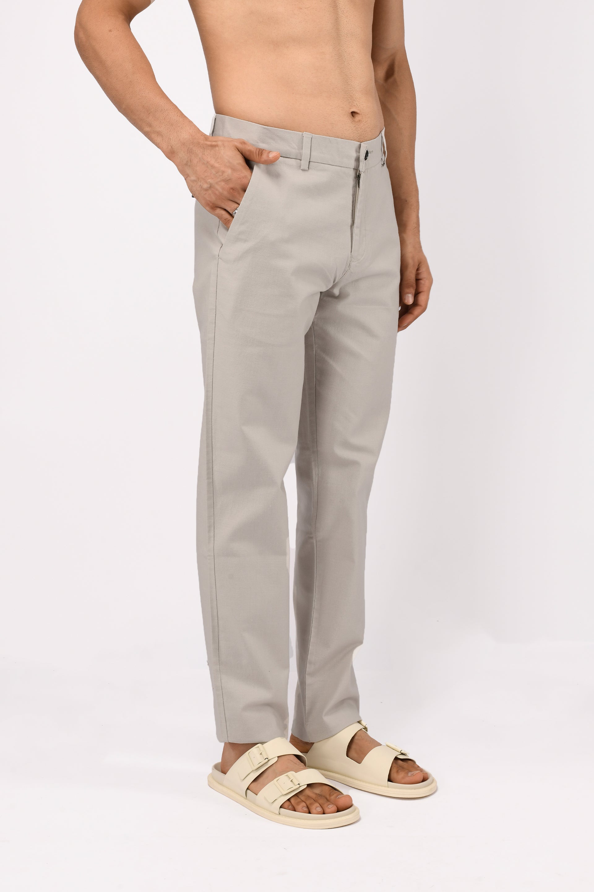 TIMELESS COTTON CHINOS- LINEN FEELS