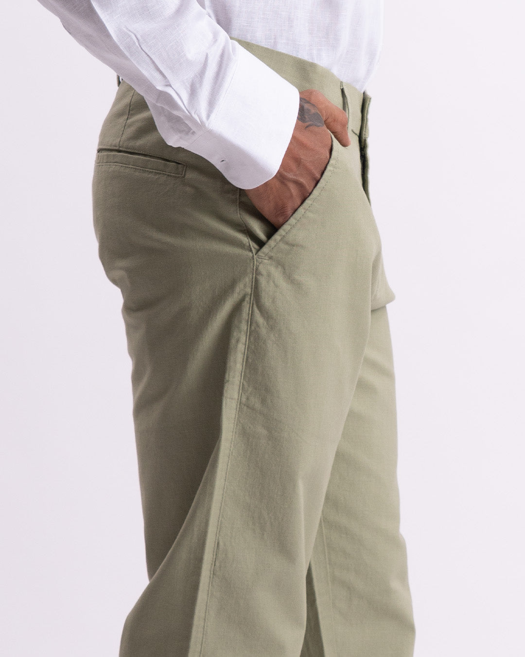 Holiday Tailored Chinos In Pistachio