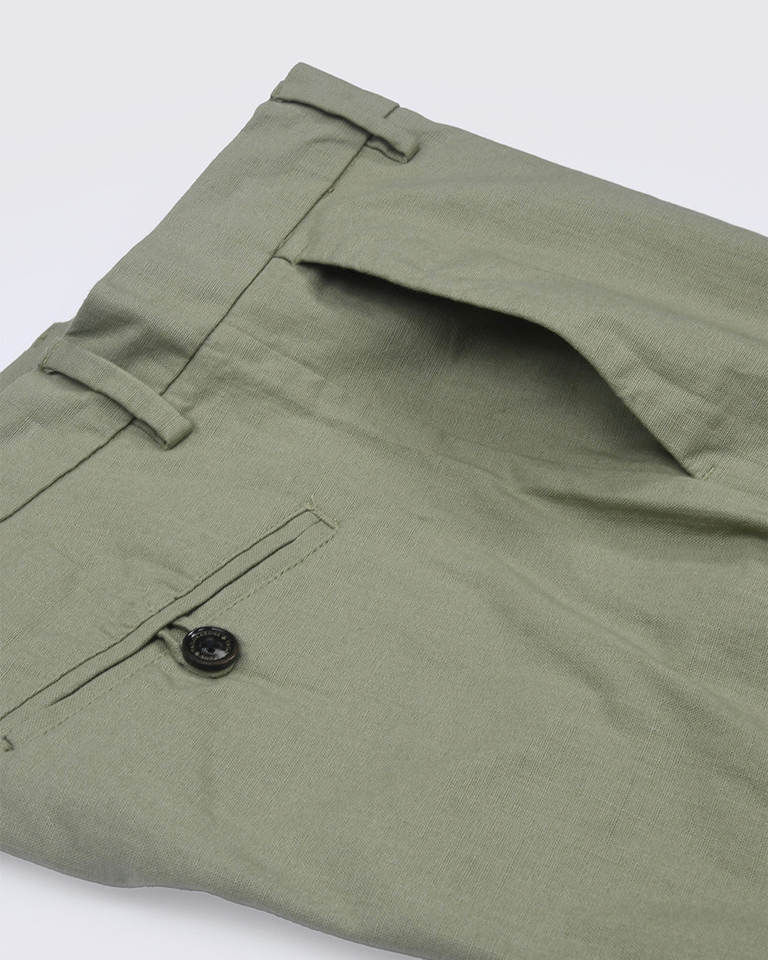 Linen Feel Premium Cotton Chinos In Pistachio