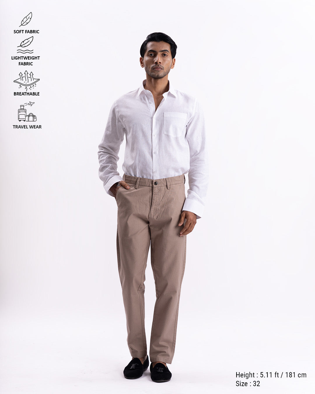 Holiday Tailored Chinos In Dust