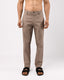 Linen Feel Premium Cotton Chinos In Dust