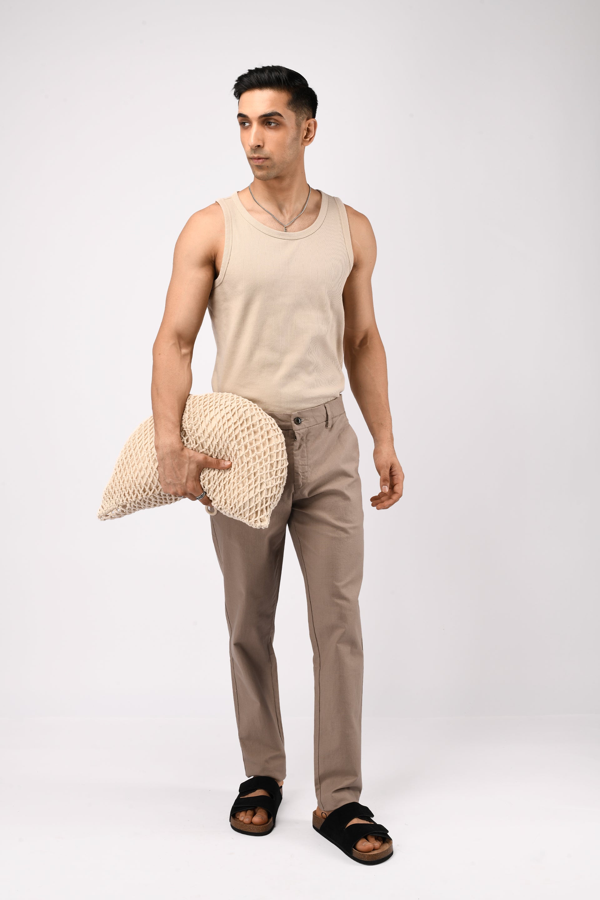 TIMELESS COTTON CHINOS- LINEN FEELS