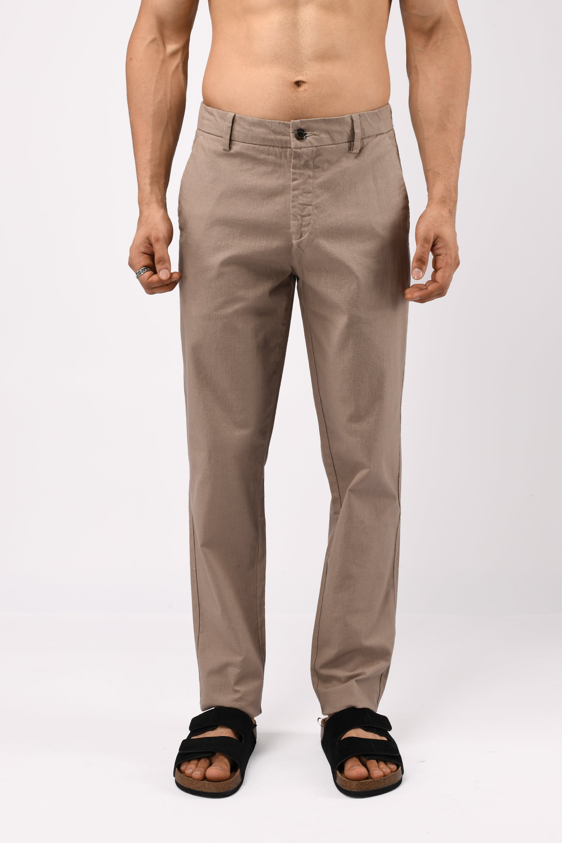 TIMELESS COTTON CHINOS- LINEN FEELS