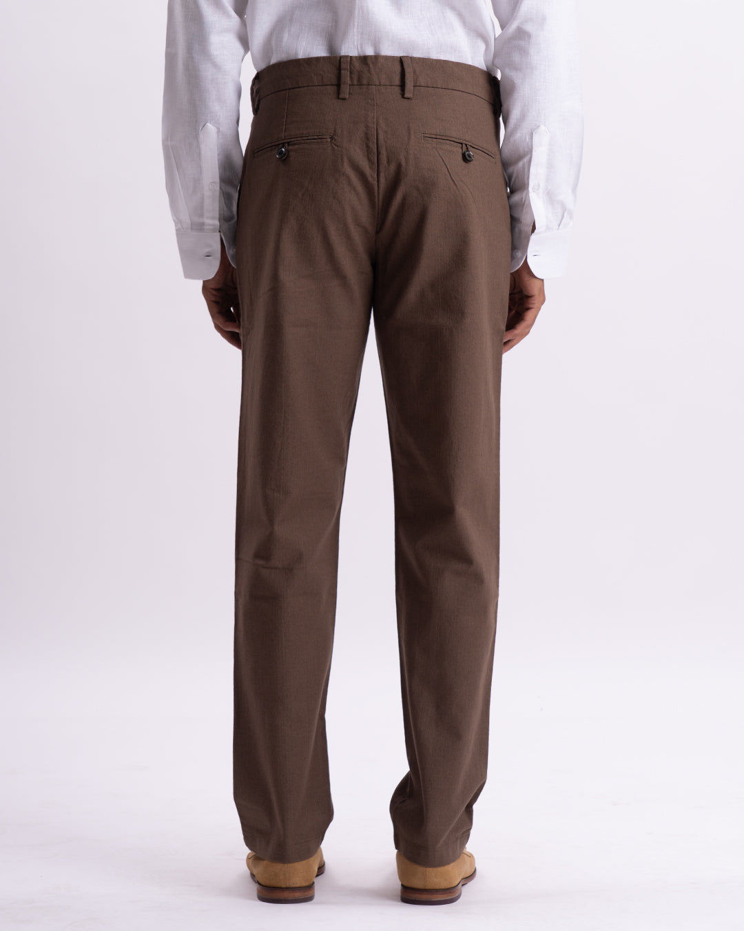 Holiday Tailored Chinos In Fur Brown