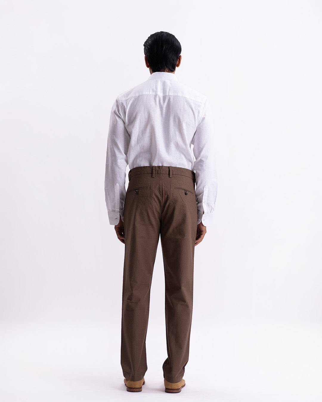Holiday Tailored Chinos In Fur Brown