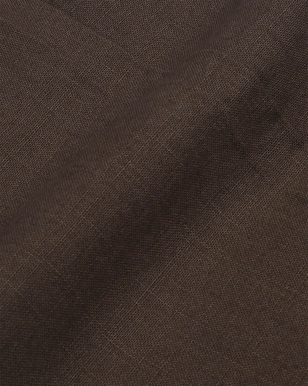 Linen Feel Premium Cotton Chinos In Fur Brown