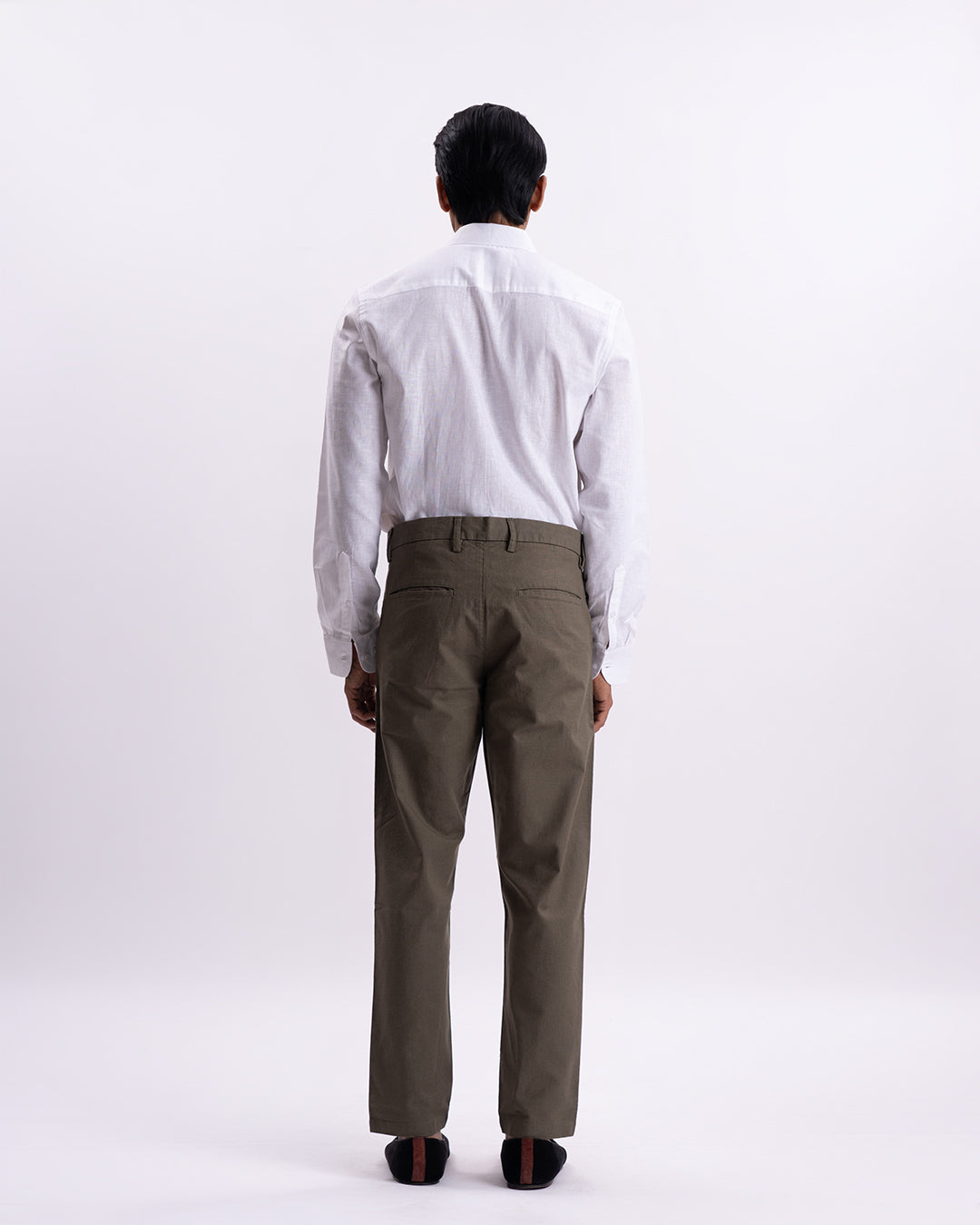 Holiday Tailored Chinos In Pine Olive