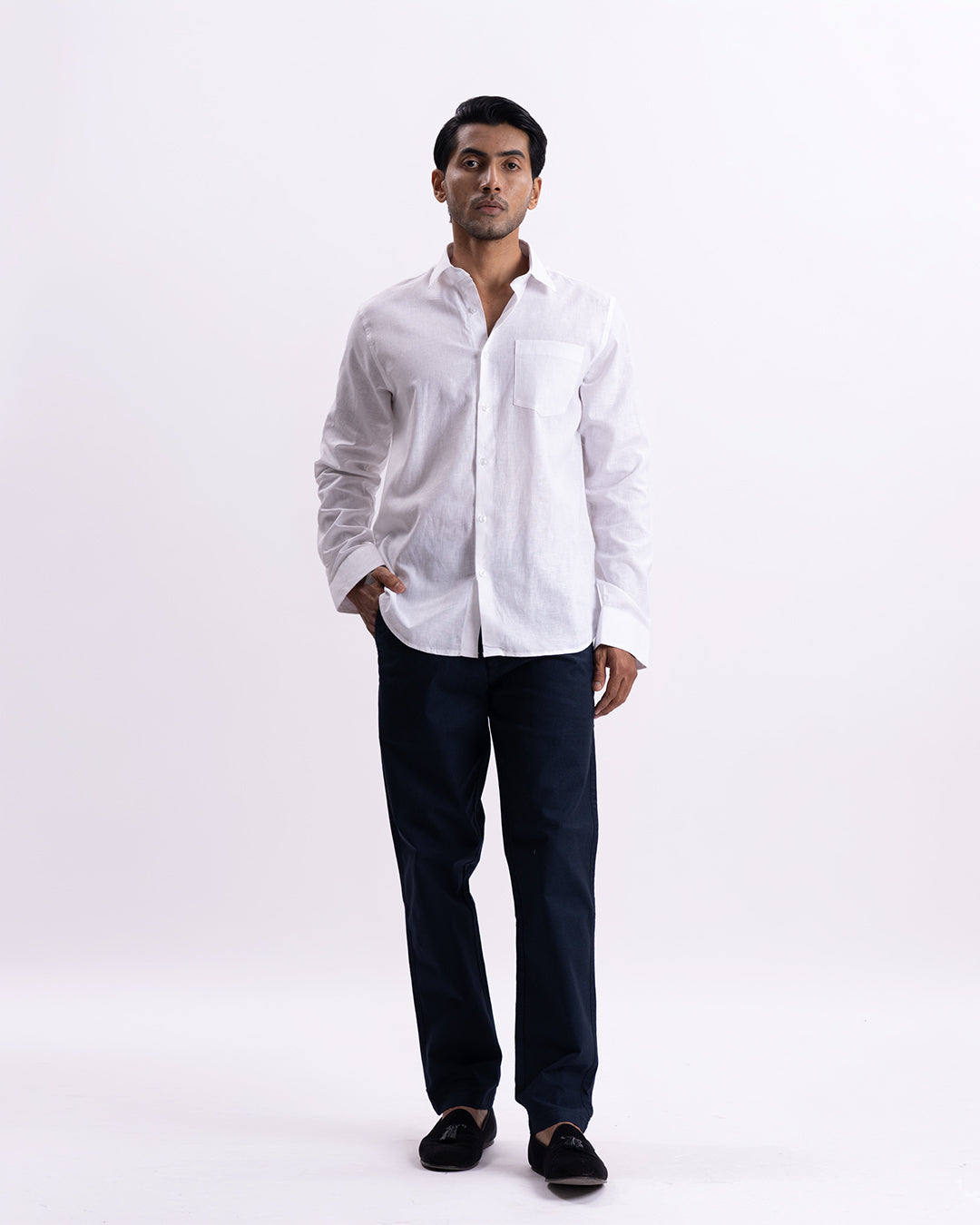 Holiday Tailored Chinos In Navy