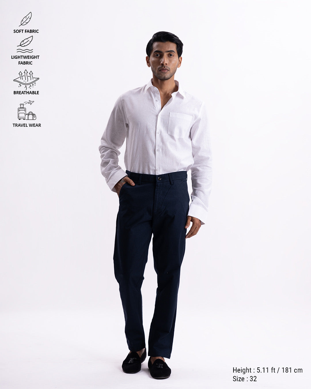Holiday Tailored Chinos In Navy