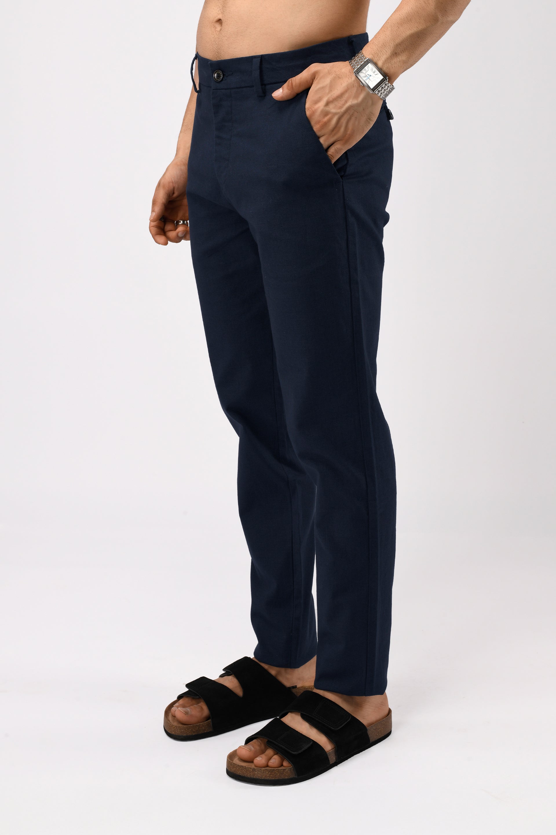 TIMELESS COTTON CHINOS- LINEN FEELS