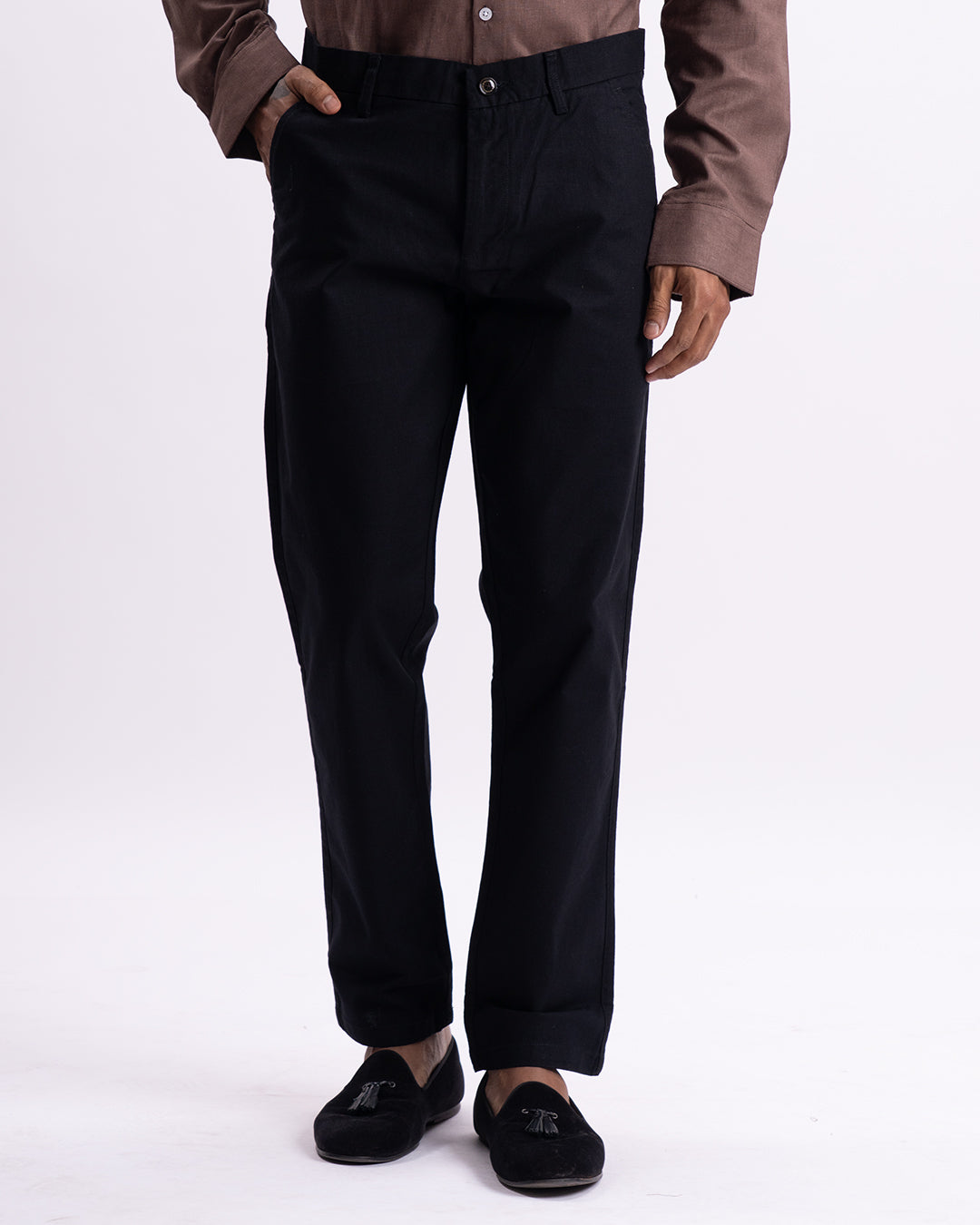 Holiday Tailored Chinos In Black