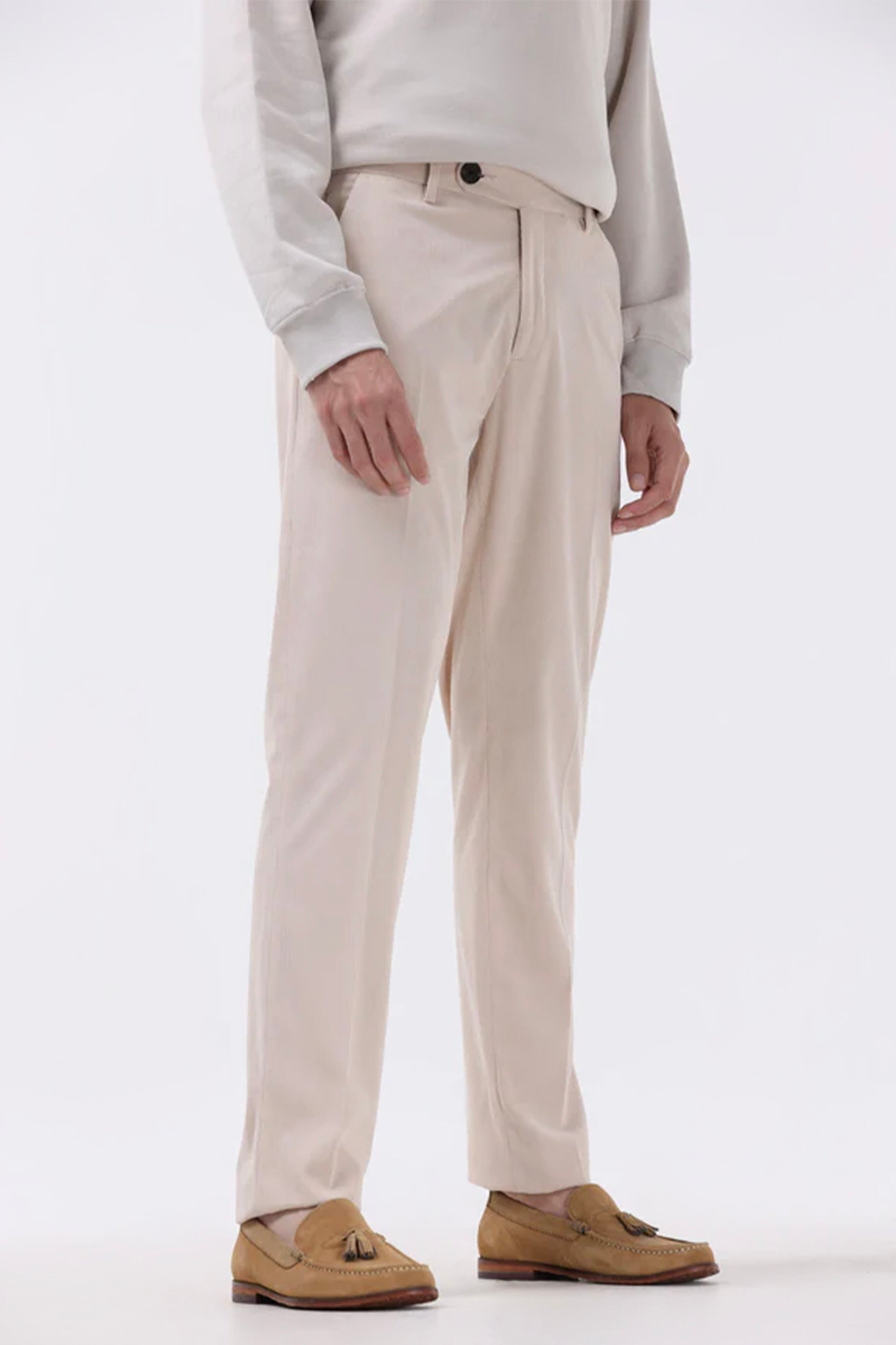Statement Corduroy Trouser In Cream