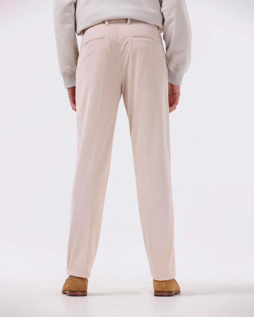 Statement Corduroy Trouser In Cream