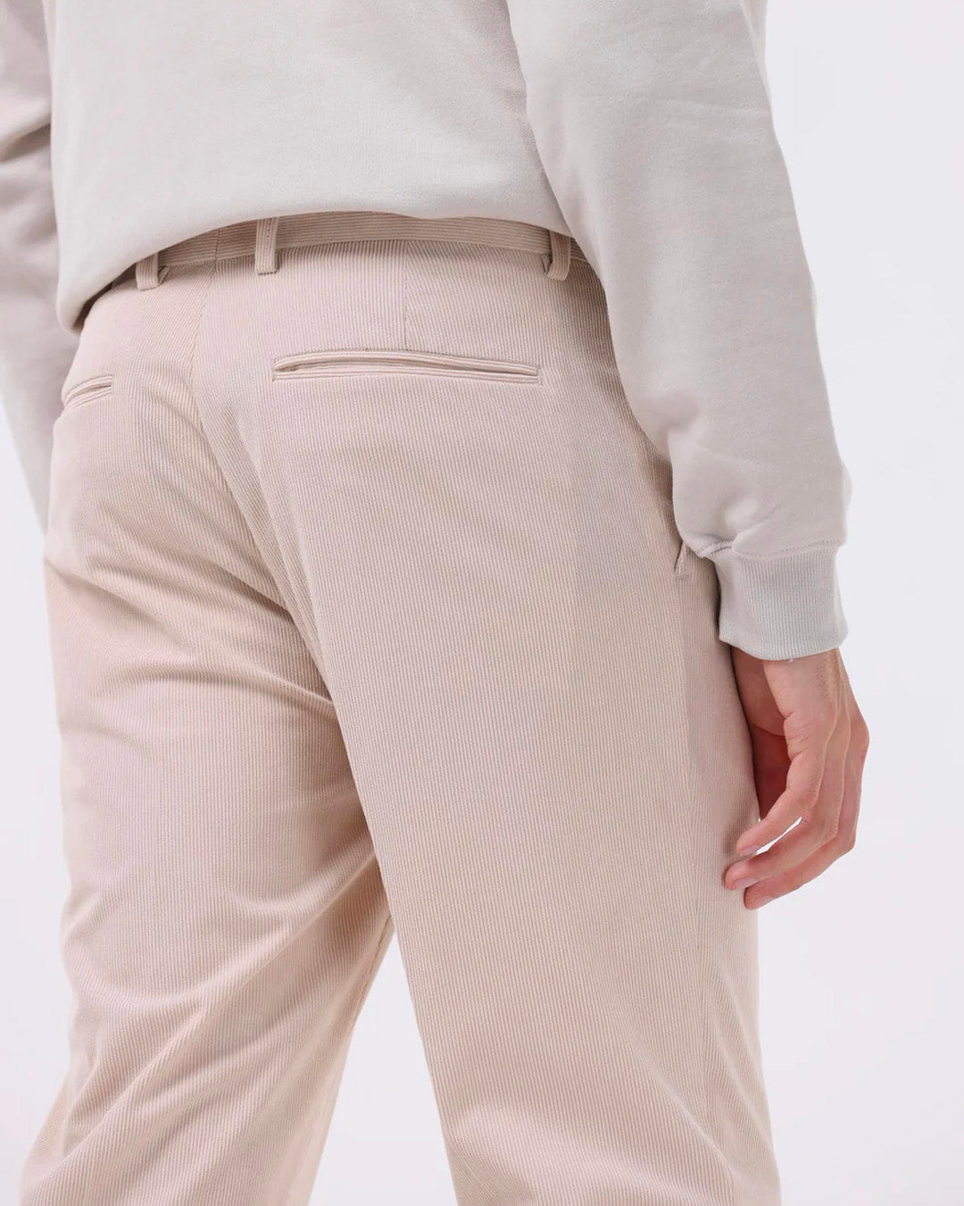 Statement Corduroy Trouser In Cream