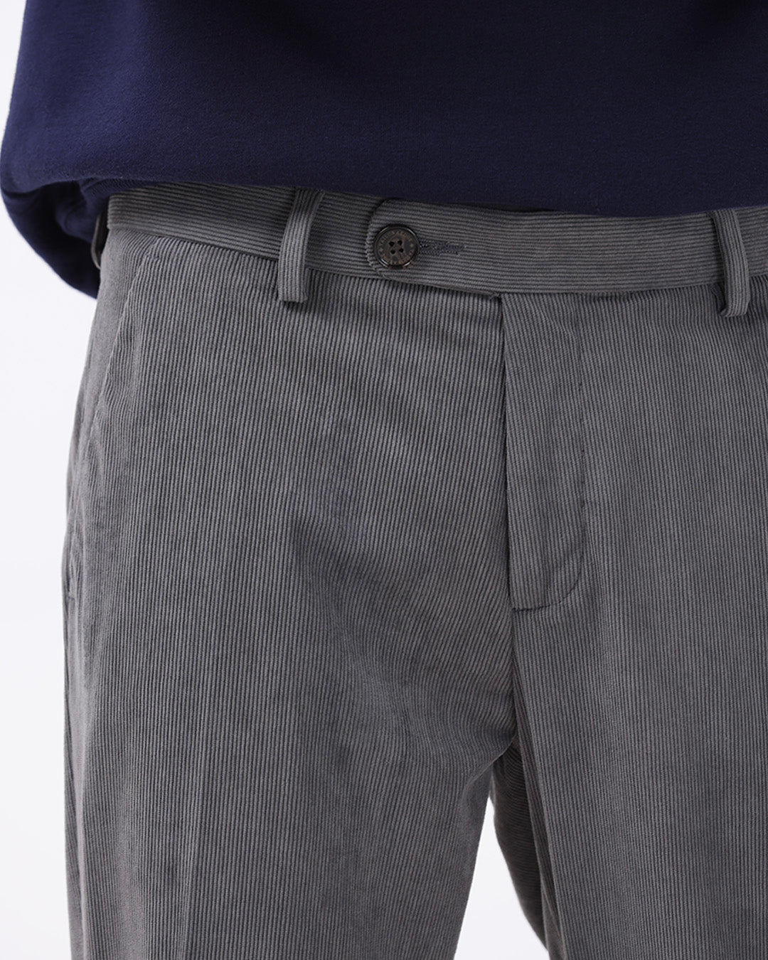 Statement Corduroy Trouser In Grey