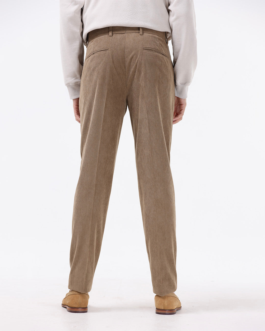 Statement Corduroy Trouser In Khaki