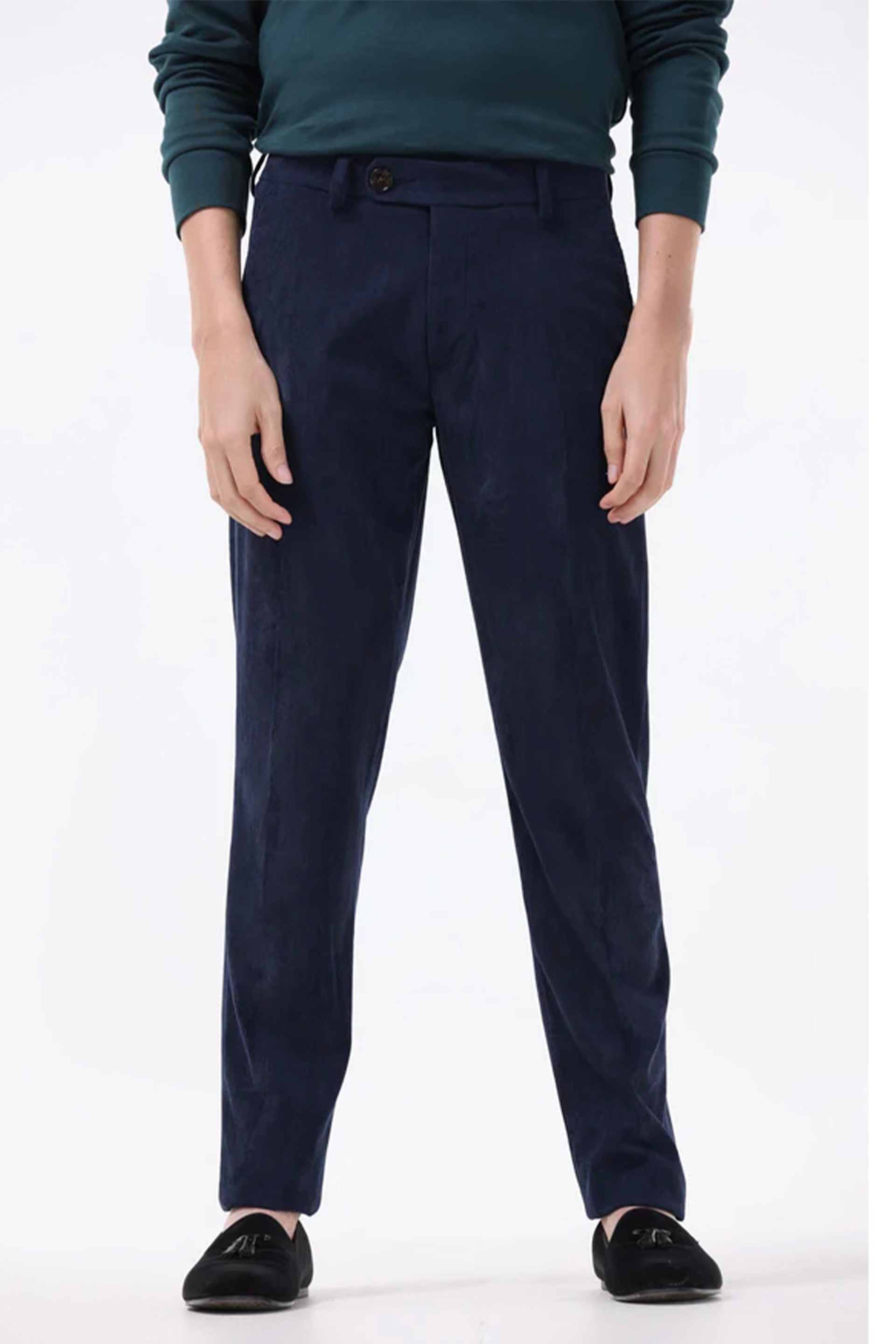 Statement Corduroy Trouser In Navy