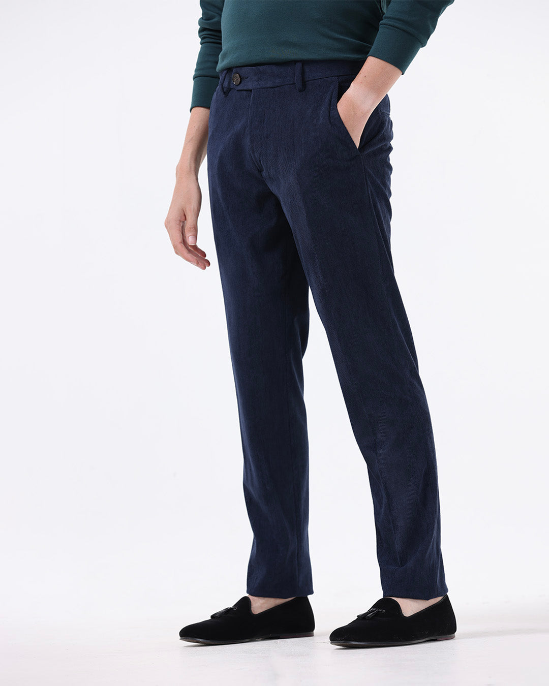 Statement Corduroy Trouser In Navy