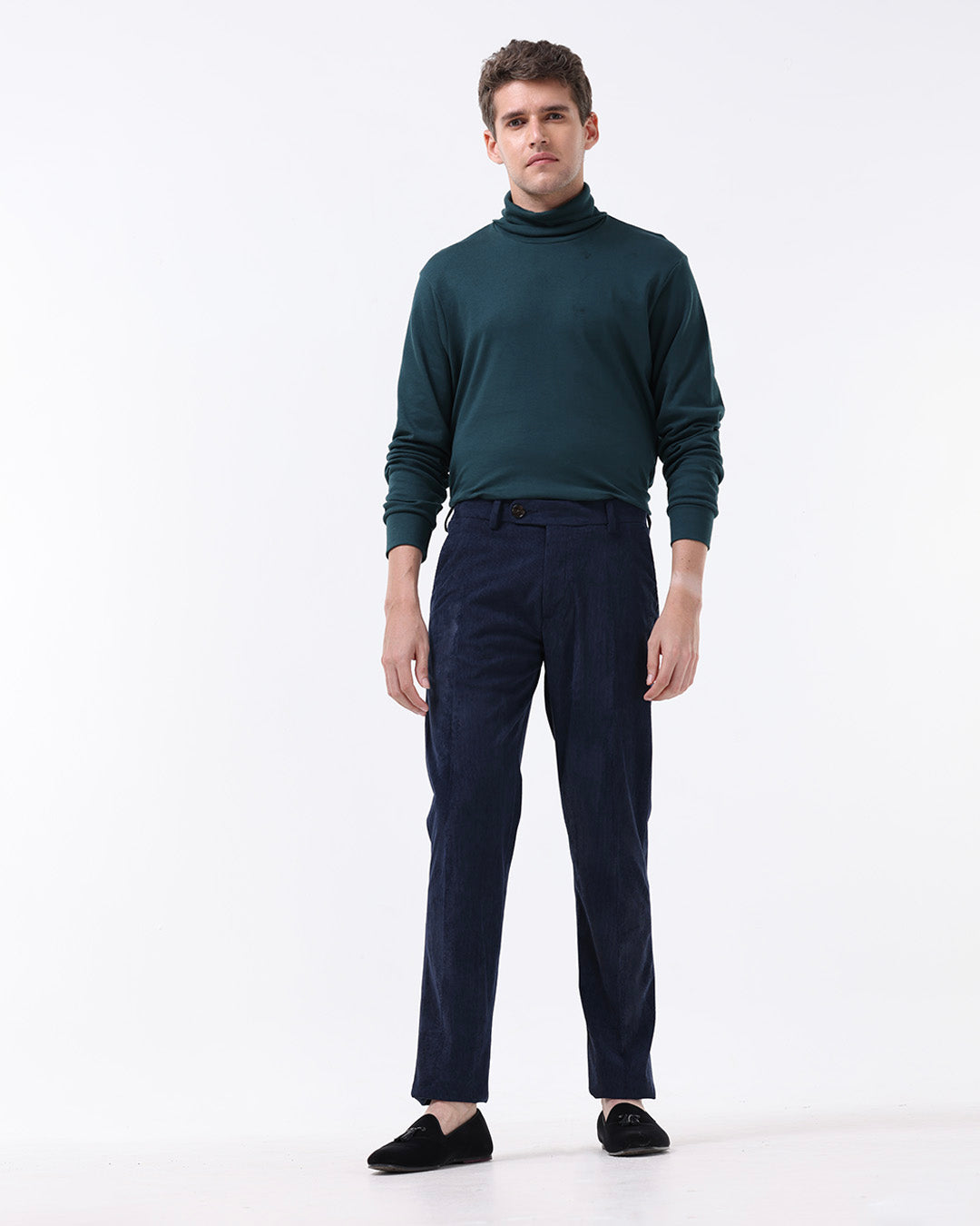 Statement Corduroy Trouser In Navy