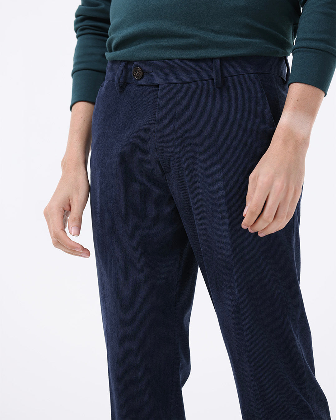 Statement Corduroy Trouser In Navy