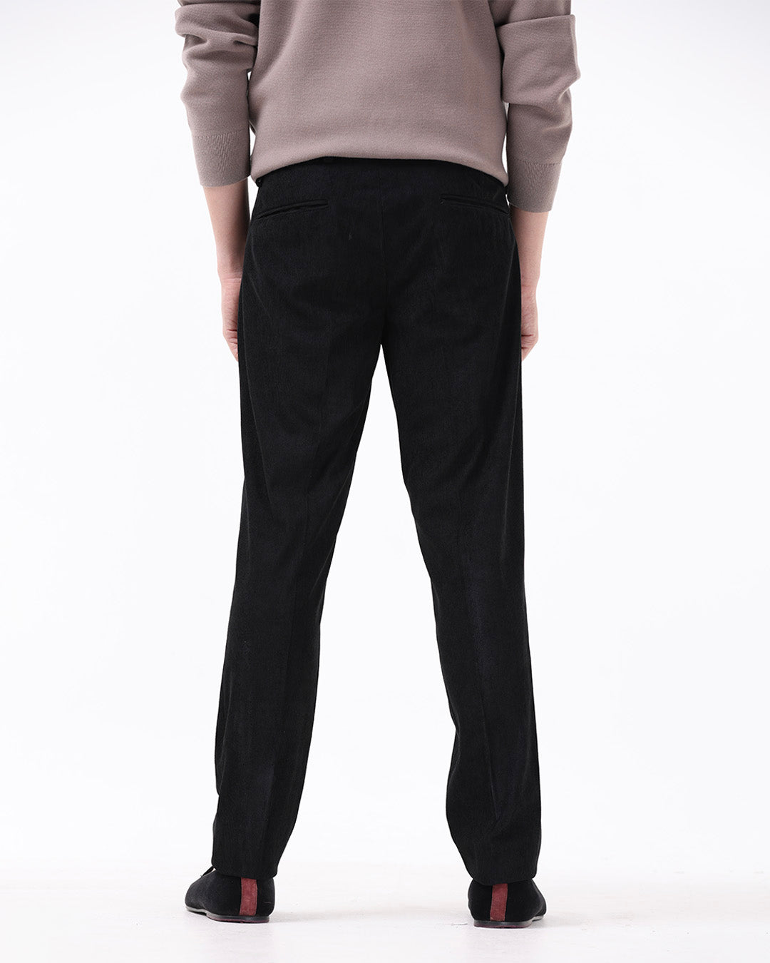 Statement Corduroy Trouser In Black