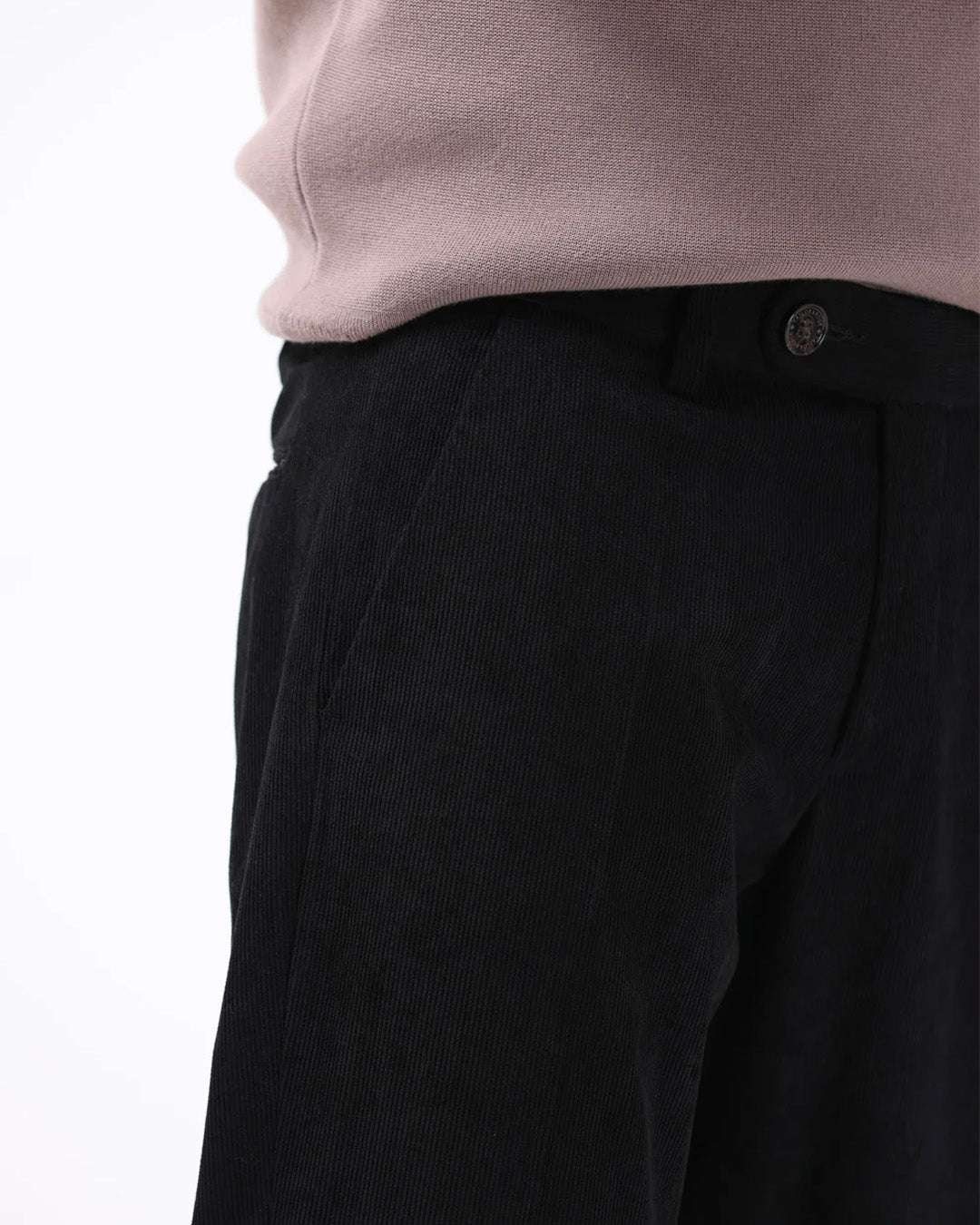 Statement Corduroy Trouser In Black